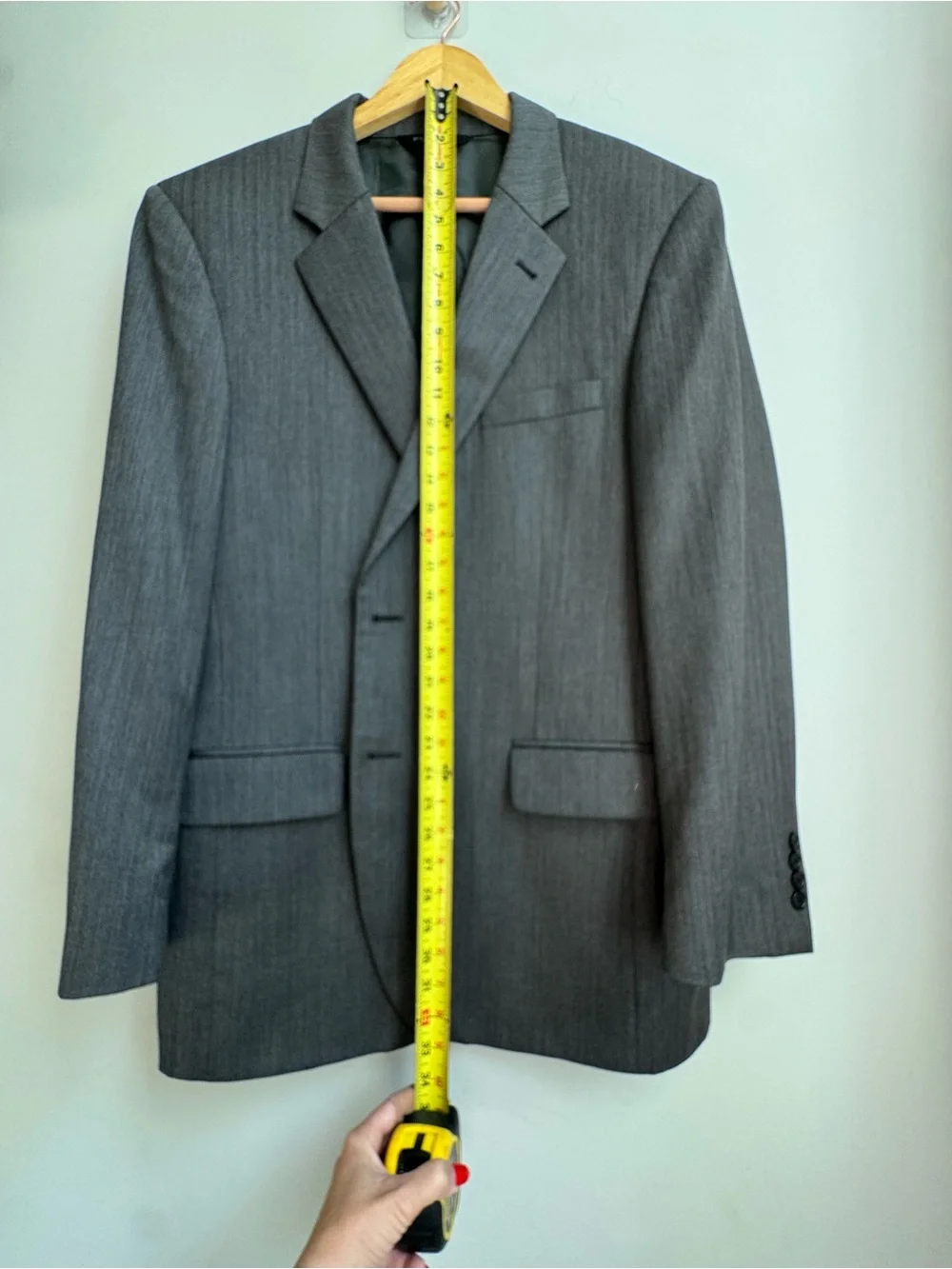 Jos. A. Bank Men's Dark Charcoal Two-Button Suit Blazer